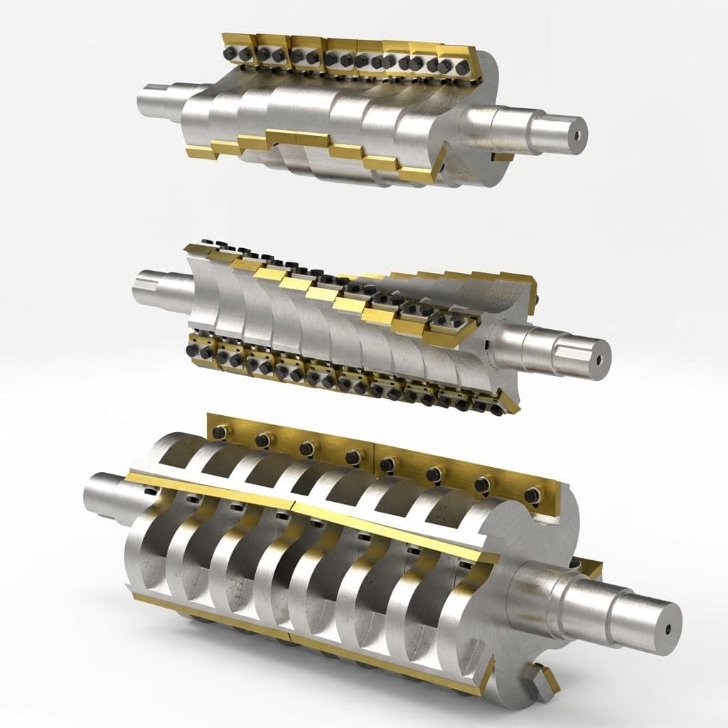 Plastpro11 — couteaux rotatifs et rotor