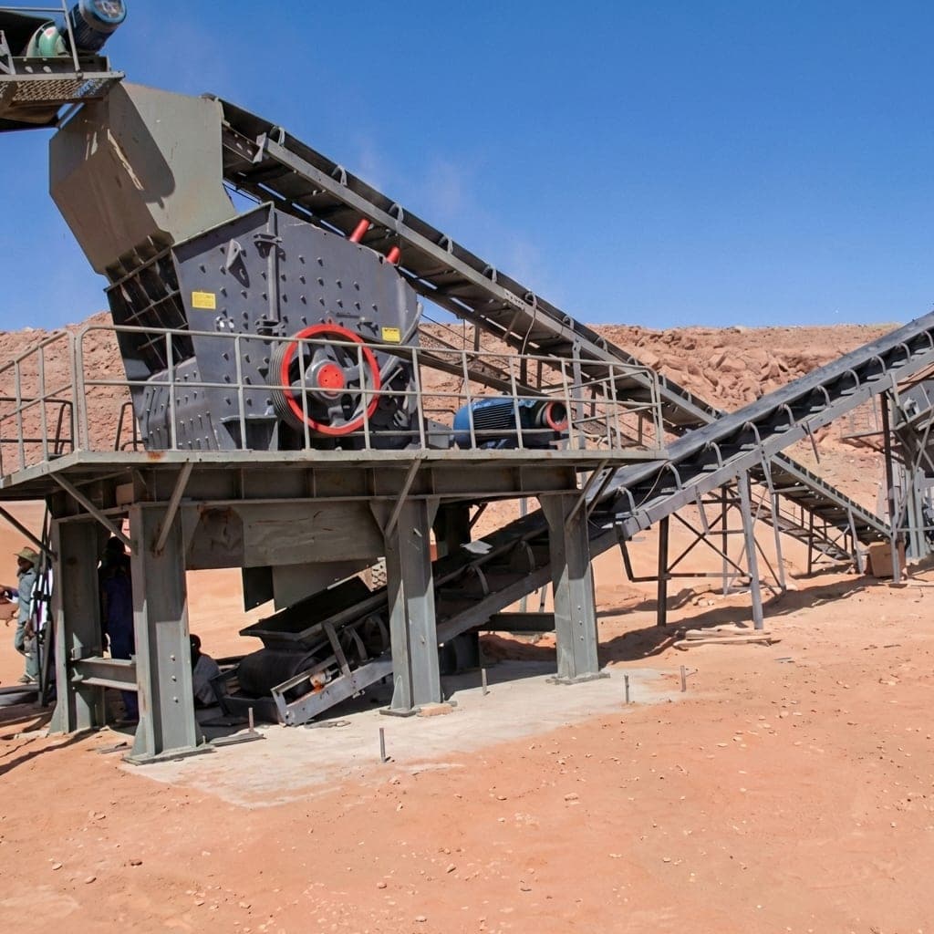 Concasseur industriel de pierres